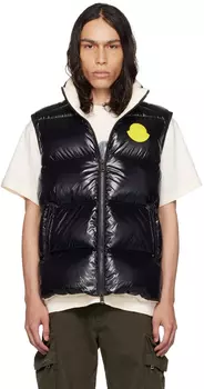 Moncler Черный пуховик Sumido