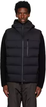 Moncler Черный пуховик Tamega