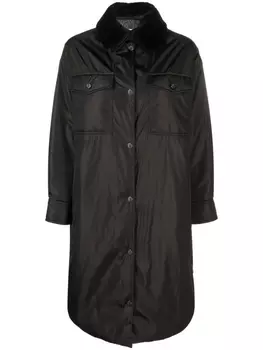 Moncler длинная куртка, черный