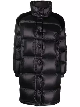 Moncler длинный пуховик Nyong, черный