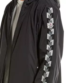 Moncler Дождевик с капюшоном, черный