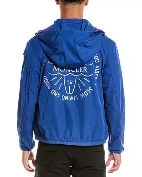 Moncler Дождевик с капюшоном, синий