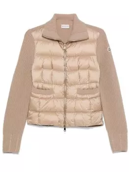 Moncler дутая куртка на молнии, серый