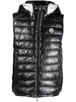 Moncler дутый жилет Akaishi, черный