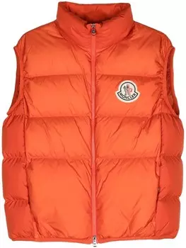 Moncler дутый жилет Almaz, оранжевый
