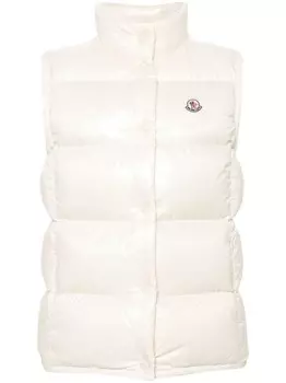 Moncler дутый жилет Badia, белый