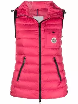 Moncler дутый жилет Glyco, розовый