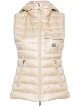 Moncler дутый жилет Glygos, нейтральный цвет
