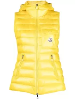 Moncler дутый жилет Glygos, желтый
