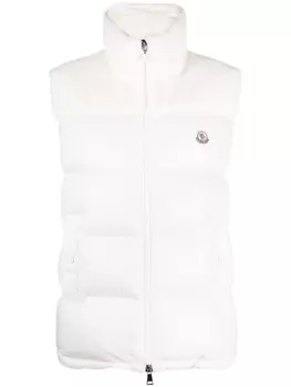 Moncler дутый жилет Lempa, белый