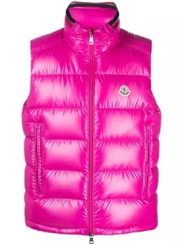 Moncler дутый жилет Ouse, розовый