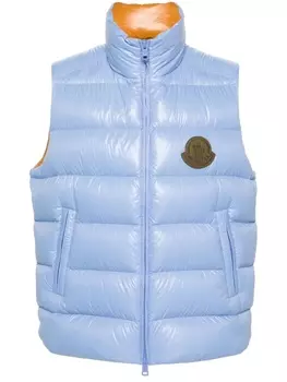 Moncler дутый жилет Parke, синий