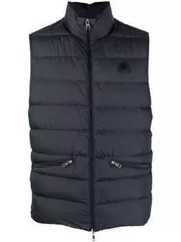 Moncler дутый жилет Theompan, синий
