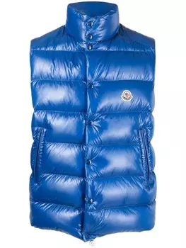Moncler дутый жилет Tibb, синий