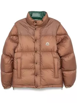 Moncler двусторонний пуховик Verone, коричневый