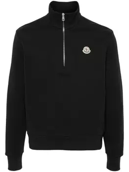 Moncler джемпер с логотипом, черный