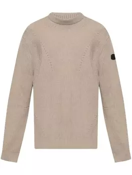Moncler джемпер с логотипом, нейтральный цвет