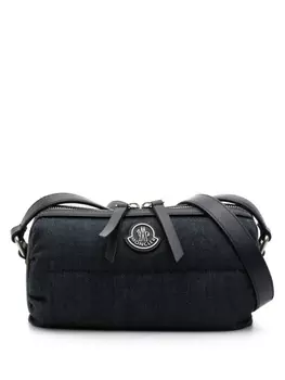 Moncler джинсовая сумка через плечо Keoni, синий