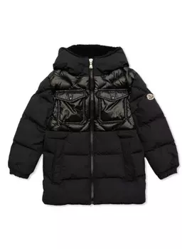 Moncler Enfant Bazzin пуховик, черный