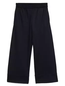 Moncler Enfant брюки с логотипом, синий