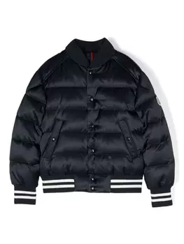 Moncler Enfant дутый бомбер, синий