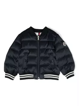 Moncler Enfant дутый бомбер, синий