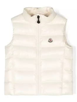 Moncler Enfant дутый жилет Ghany, серый