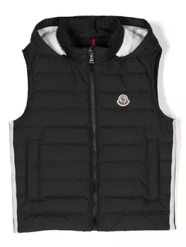 Moncler Enfant дутый жилет Kamaria, черный