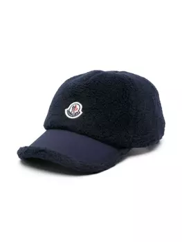 Moncler Enfant кепка с логотипом, синий