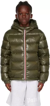 Moncler Enfant Kids Зеленый новый пуховик Aubert