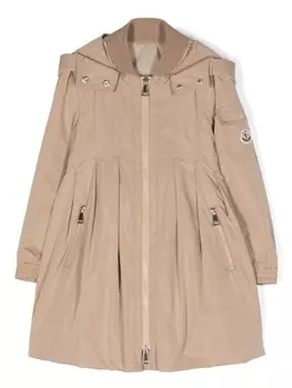 Moncler Enfant куртка Arild с логотипом, нейтральный цвет