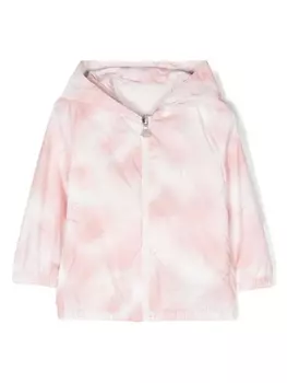 Moncler Enfant куртка Faite с капюшоном, розовый