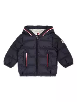 Moncler Enfant куртка с капюшоном, синий