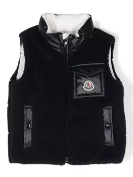 Moncler Enfant Odal жилет, черный