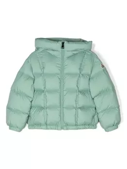 Moncler Enfant пуховик Ana, зеленый
