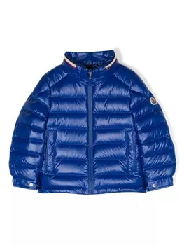 Moncler Enfant пуховик Bourne, синий