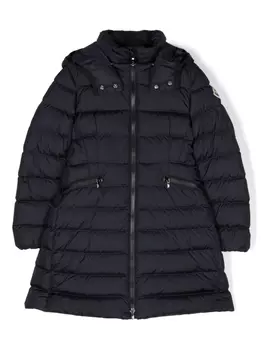 Moncler Enfant пуховик Charpal с капюшоном, синий