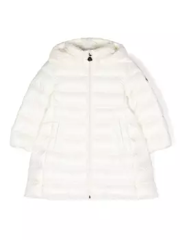 Moncler Enfant пуховик Majeure с капюшоном, белый