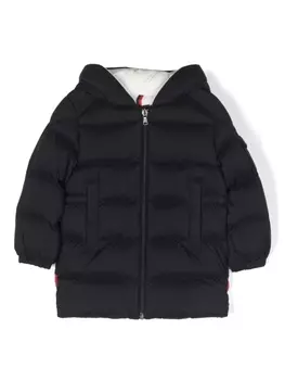 Moncler Enfant пуховик Marat с капюшоном, синий