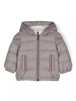 Moncler Enfant пуховик Merary с капюшоном, серый