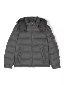 Moncler Enfant пуховик Montgenevre, серый
