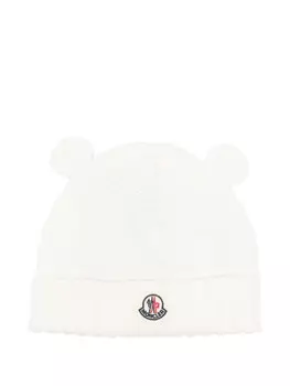 Moncler Enfant шапка бини, белый