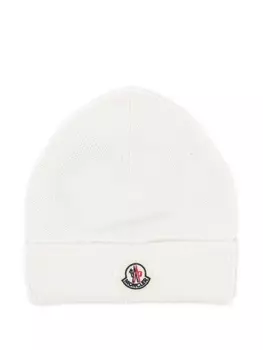 Moncler Enfant шапка бини, белый