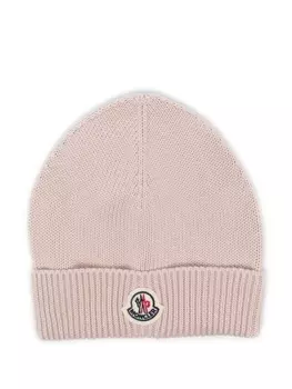 Moncler Enfant шапка бини, розовый