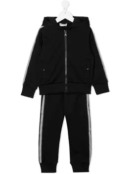 Moncler Enfant спортивный костюм с капюшоном, черный