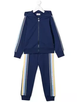 Moncler Enfant спортивный костюм с капюшоном, синий