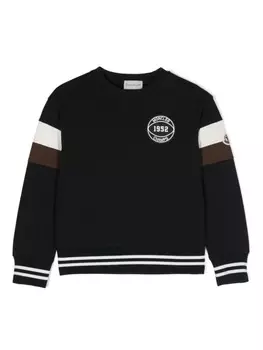 Moncler Enfant толстовка с логотипом, синий