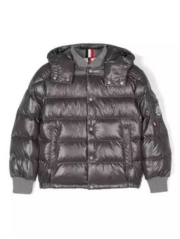 Moncler Enfant утепленная куртка Manaem, серый