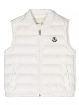 Moncler Enfant жилет New Amaury, нейтральный цвет