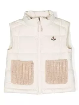Moncler Enfant жилет Rhoda, серый